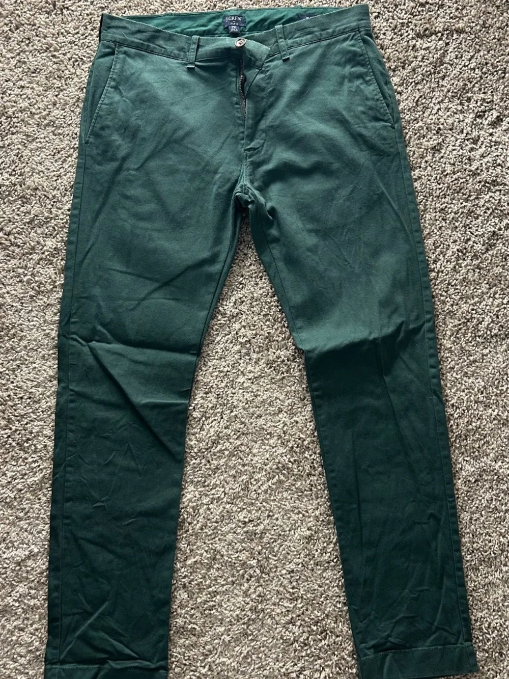 J.Crew Men's Slim Fit Chino Pants Forest GreenSize 30x30